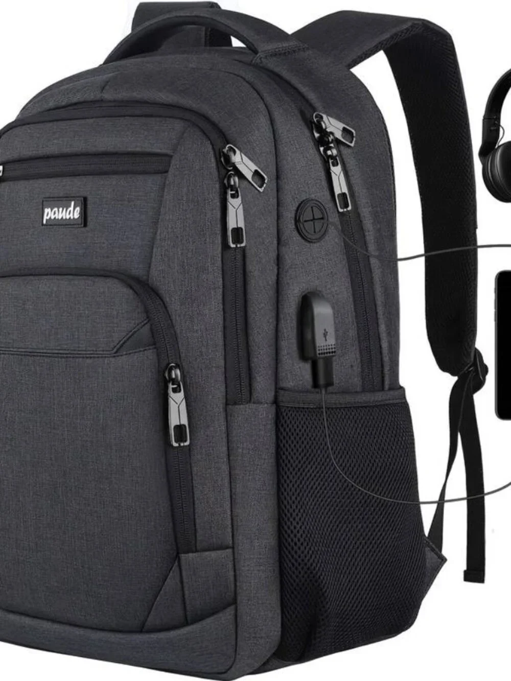 Large Capacity Laptop Backpack for Men Heavy Duty College School Bookbag Work
